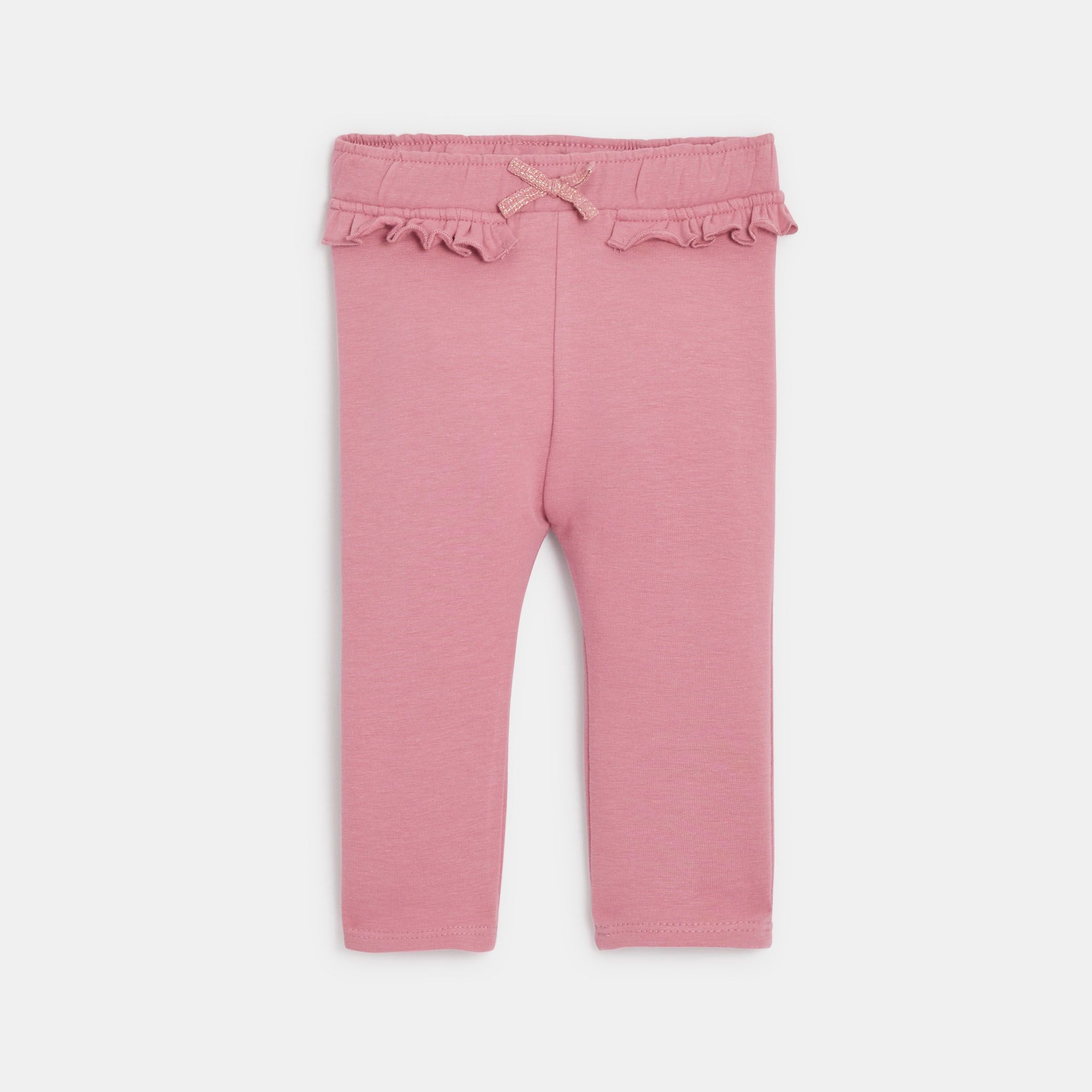 Quần legging viền nhún bèo